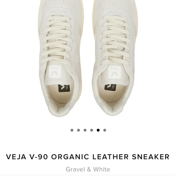 Organic leather Veja-90s (wrong size - your gain). Worn once - Picture 4 of 8